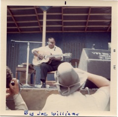 Big Joe Williams and his nine string guitar, 